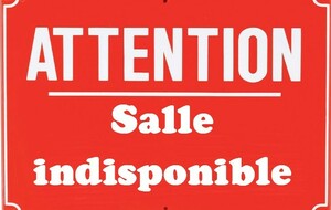Fermeture de la salle de la Pavelle (Salle 3) à compter du 1er juillet pour travaux