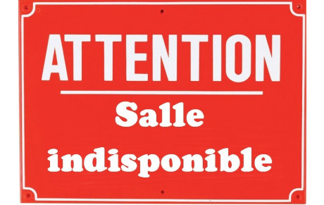 Fermeture de la salle de la Pavelle (Salle 3) à compter du 1er juillet pour travaux